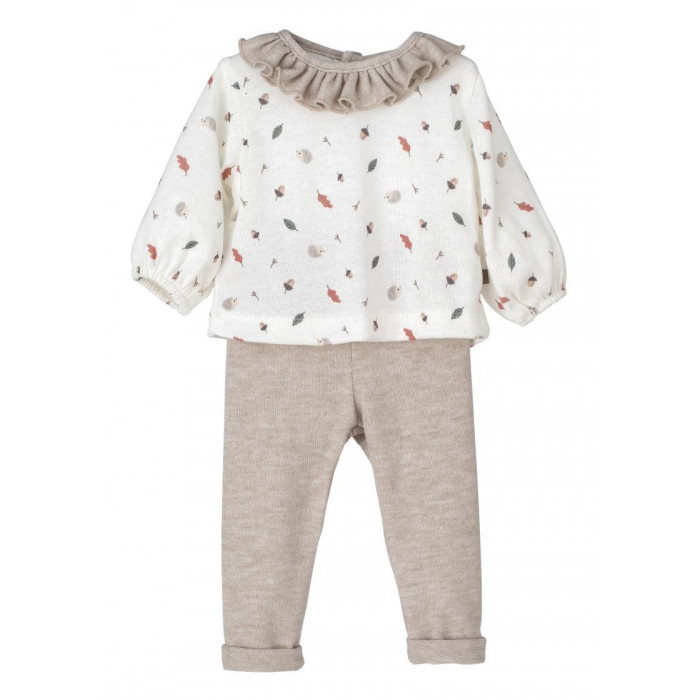 JERSEY+PANTALON AMBERES CAMEL NIÑA