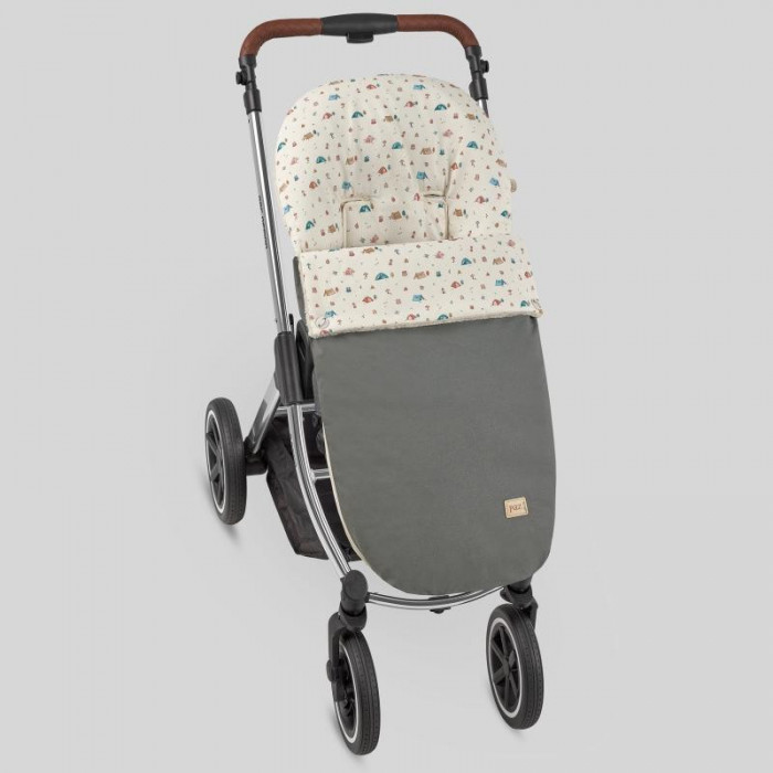 SACO SILLA GALOPIN TELA GRIS OSCURO