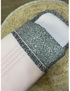 SACO CAPAZO 269 FLORES GRIS...