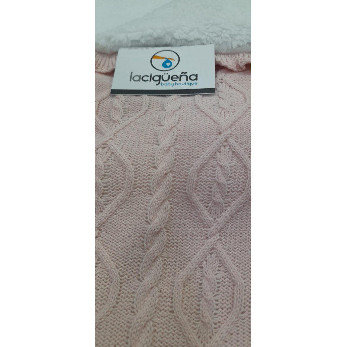 SACO NANA LANA HOJAS ROSA DULCE...