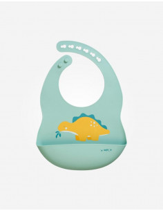 BABERO SILICONA DINOSAURIO...