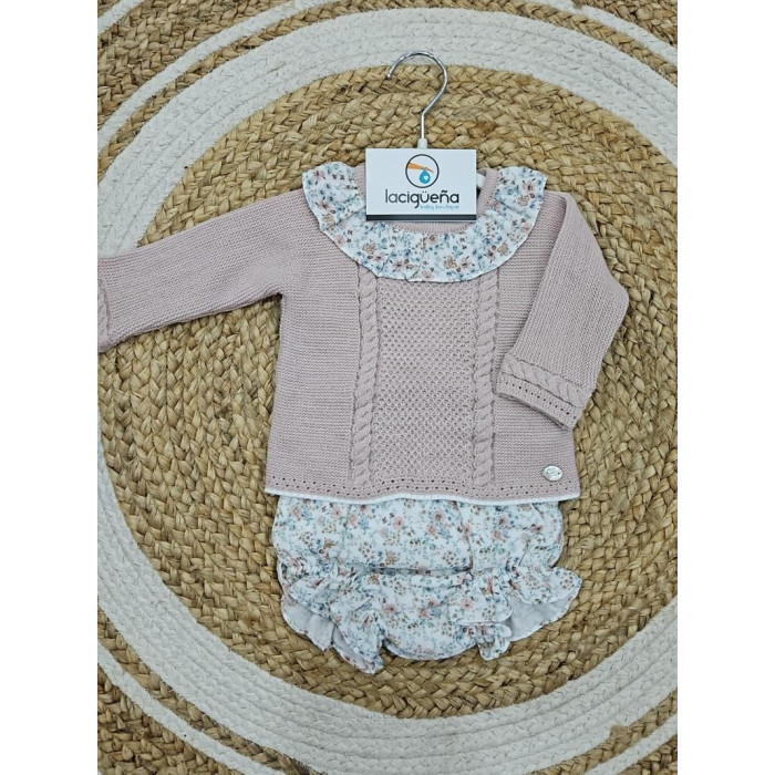 JERSEY LANA ROSA CON BRAGA NIÑA MOSS