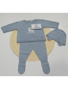 CONJ.3P LANA CIERVO CTE EMP