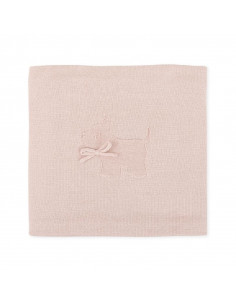 MANTA LANA PERRITO ROSA