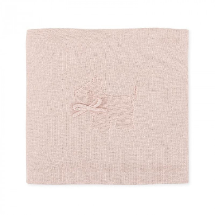 MANTA LANA PERRITO ROSA