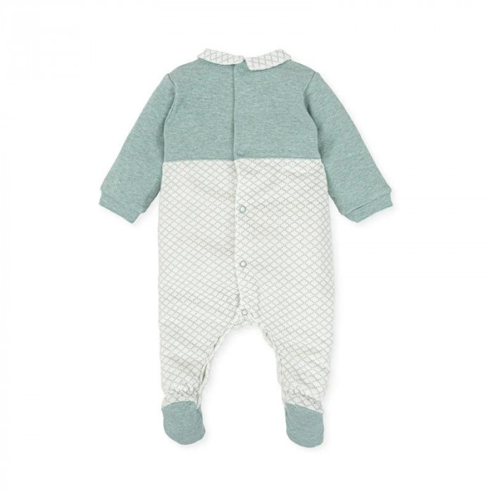 PELELE PUNTO ALGODON ROMBOS VERDE