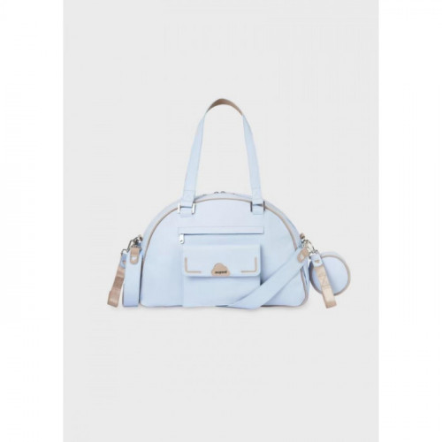 BOLSO SILLA PIEL CELESTE...