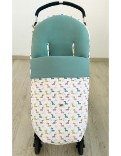 SACO SILLA 857 DINOS VERDE