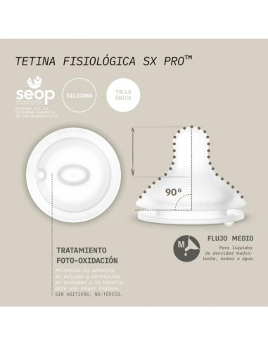 BIBERON SILICONA FIS SX PRO 240ML...