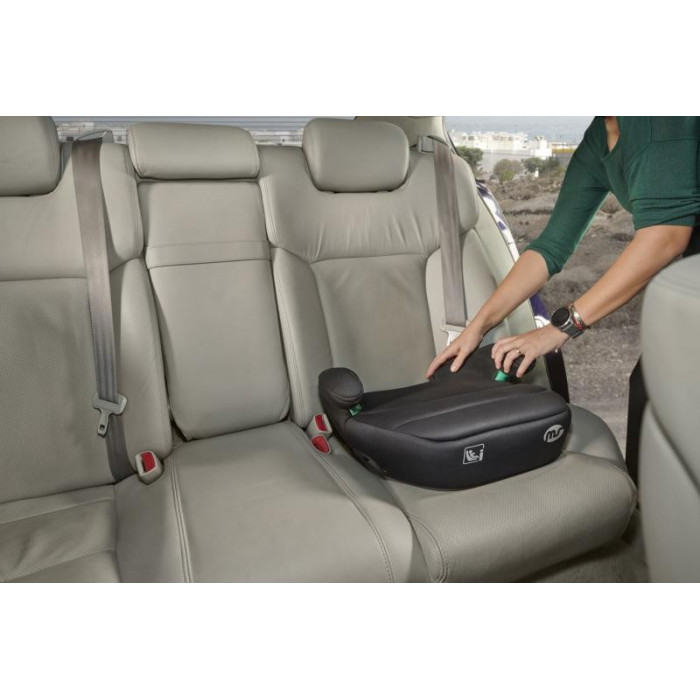 ELEVADOR SIN RESPALDO CON ISOFIX NEGRO