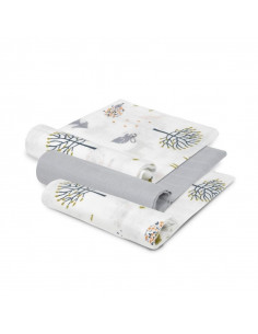 PACK 3 GASAS BAMBU FOX GRIS