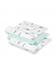 PACK 3 GASAS BAMBU MOON VERDE