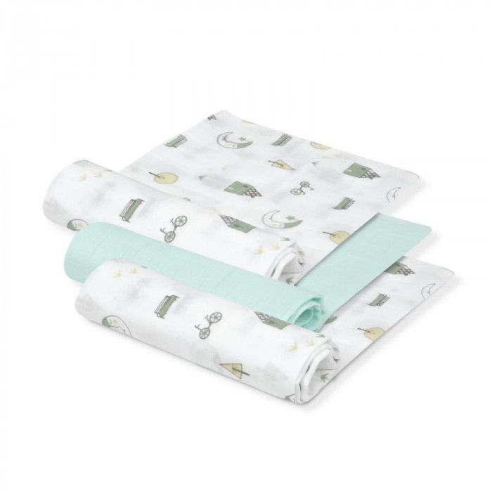 PACK 3 GASAS BAMBU MOON VERDE