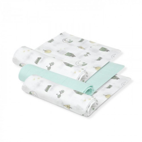 PACK 3 GASAS BAMBU MOON VERDE