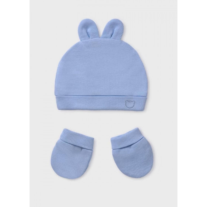 SET GORRITO Y MANOPLAS RAYADO CELESTE...
