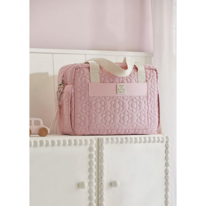 BOLSO SILLA ACOLCHADO FLOR ROSA MAYORAL