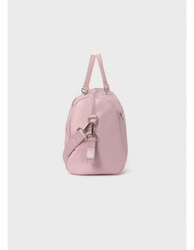 BOLSO SILLA PIEL TRENZADO ONDAS ROSA...