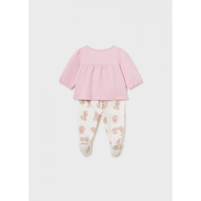 CONJUNTO ALGODON CONEJITOS ROSA MAYORAL