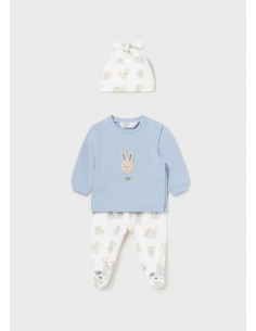 CONJUNTO ALGODON CON GORRO...