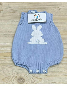 RANITA SIN MANGA HILO AZUL...