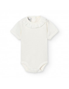 BODY S M/C CUELLO PUNTILLA...