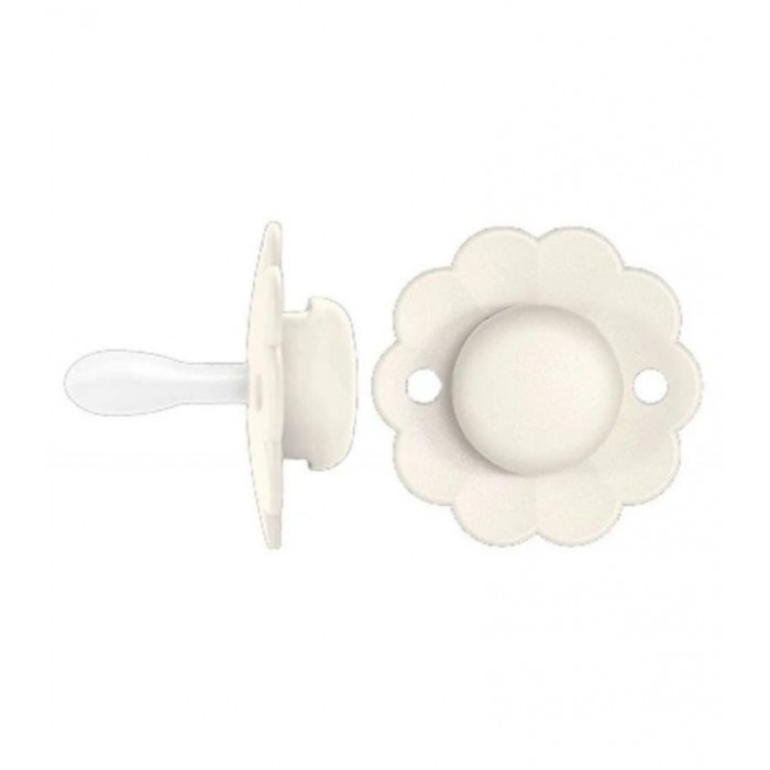 CHUPETE WONDER FIS 0/6 WHITE CAP BEIG...