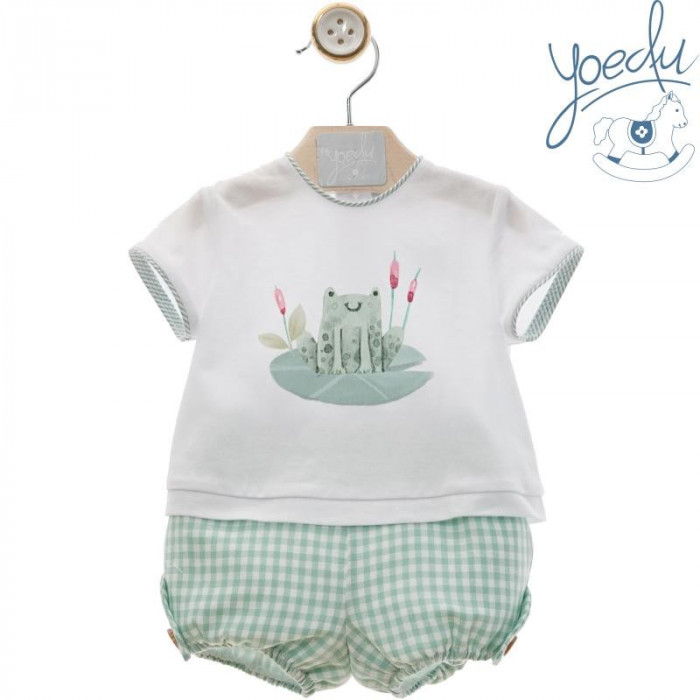 CAMISETA MANGA CORTA ALGODON+PANTALON...