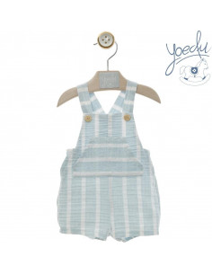 PETO NIÑO LINO RAYAS AZUL...