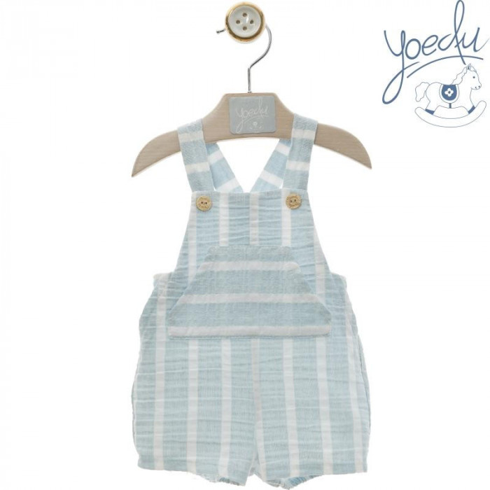 PETO NIÑO LINO RAYAS AZUL YOEDU