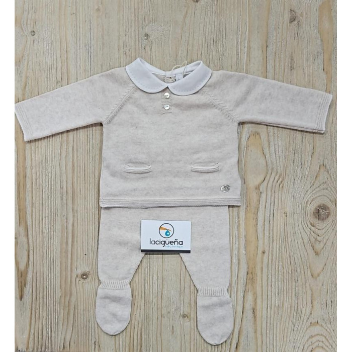 CONJUNTO HILO MANGA LARGA CAMEL...