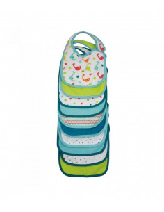 PACK 10 BABEROS DINO AZUL...