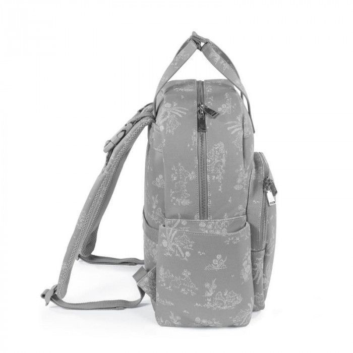 MOCHILA PIEL TOILE DE JOUY GRIS...