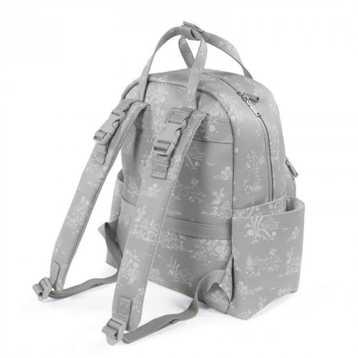 MOCHILA PIEL TOILE DE JOUY GRIS...