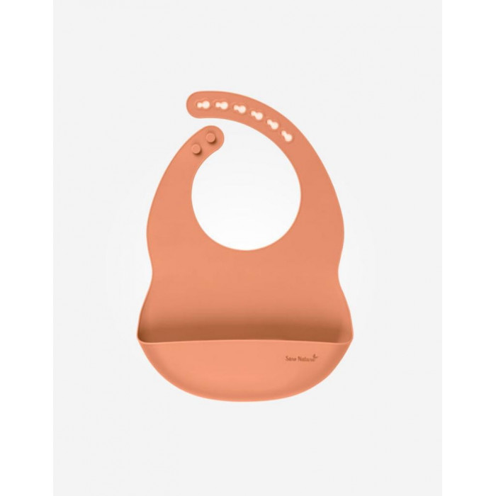 BABERO SILICONA TEJA LISO SARO