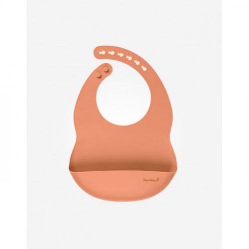 BABERO SILICONA TEJA LISO SARO