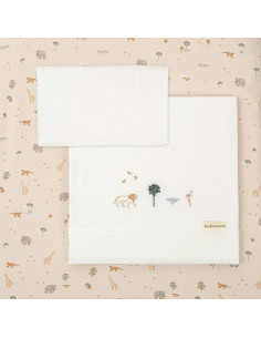 JUEGO SABANAS CUNA ALGODON...