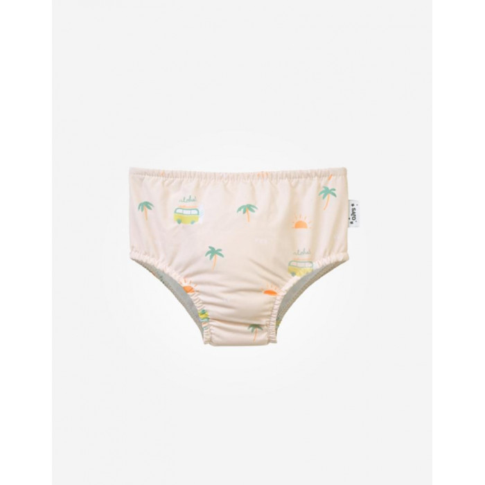 BAÑADOR PAÑAL 6/9 MESES ALOHA BEIG SARO