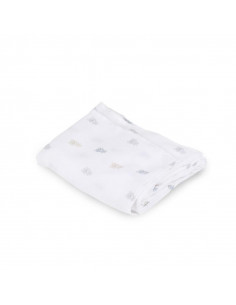 MUSELINA BAMBU BEAR GRIS...