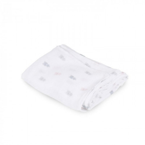 MUSELINA BAMBU BEAR ROSA...