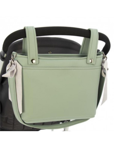 TALEGA MINI PIEL VERDE ROSY FUENTES