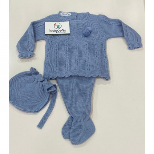 CONJUNTO LANA CON GORRO Y...