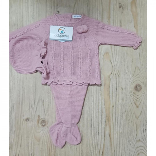 CONJUNTO LANA CON GORRO Y...