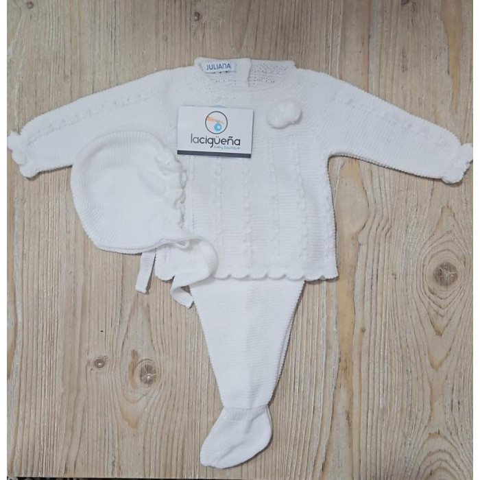 CONJUNTO LANA CON GORRO Y POLAINA...