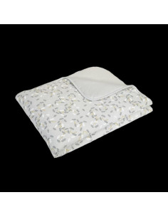 MANTA ALGODON GINKO GRIS...