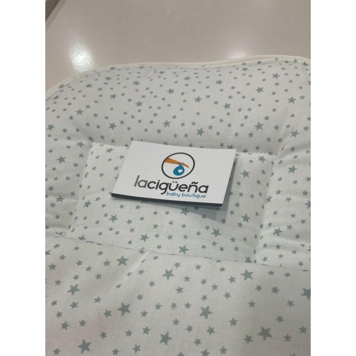 SACO CAPAZO STAR VERDE LONA GRIS