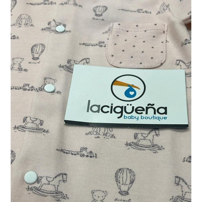 PELELE ALGODON ABIERTO SAUCE ROSA...