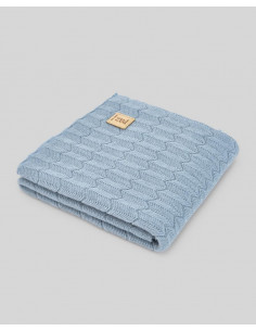 MANTA LANA PARDAL AZUL...