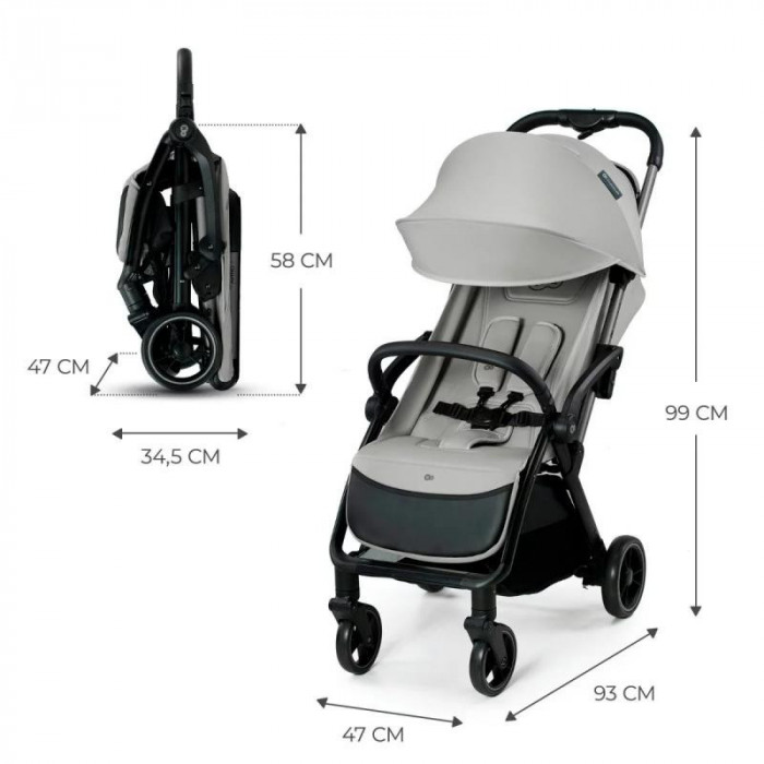 SILLA PASEO APINO DOVE GREY KINDERKRAFT