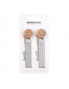 PACK 2 CADENAS CHUPETE TELA...