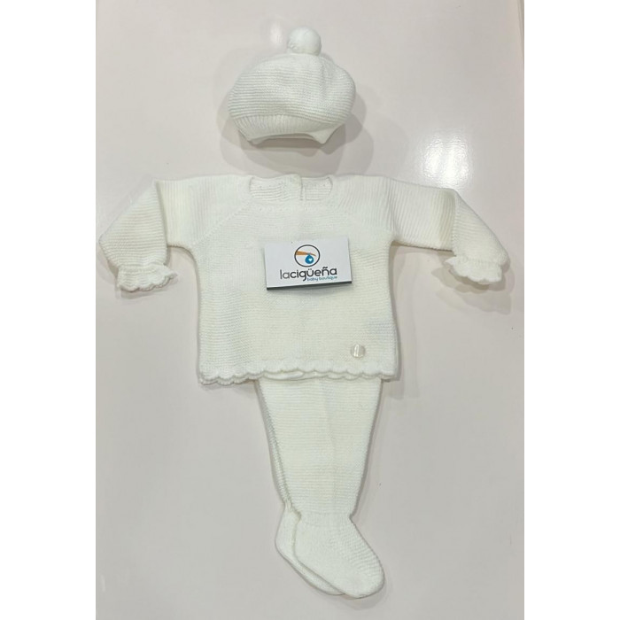 CONJUNTO LANA BEIG BODOQUES CUERPO...